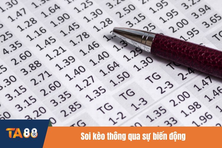 Soi kèo thông qua sự biến động