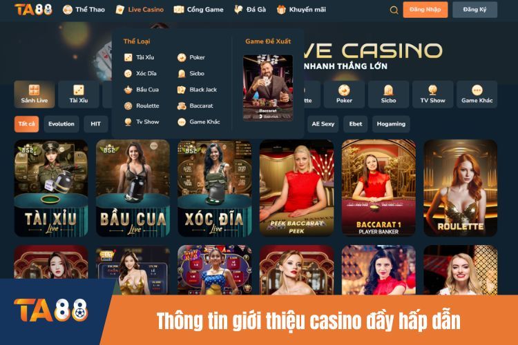 Thông tin giới thiệu casino đầy hấp dẫn
